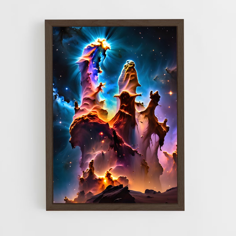 Poster Étoiles Égarées – affiche Nébuleuses (vue 5)